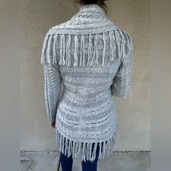 BB Dakota - KARLI CARDIGAN IN GREY - Picture 6 of 6